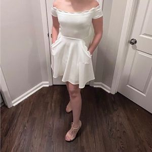 Off White Mini Dress